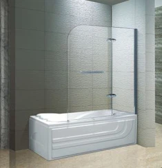 Eņģes vannas stikla iežogojumi bez rāmja