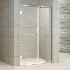 Dušas vannas ekrāns ir eņģis